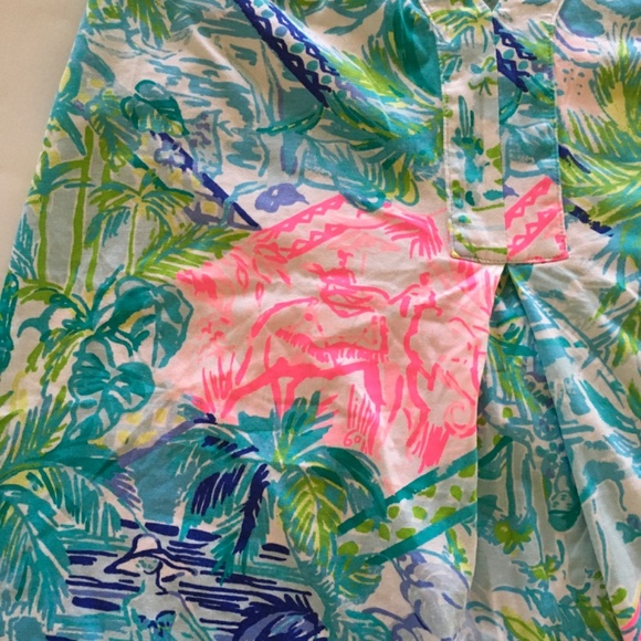 Lilly Pulitzer Bohemian Queen Amina Swing Dress Sz S Pima Cotton Hard To Find - Picture 4 of 16